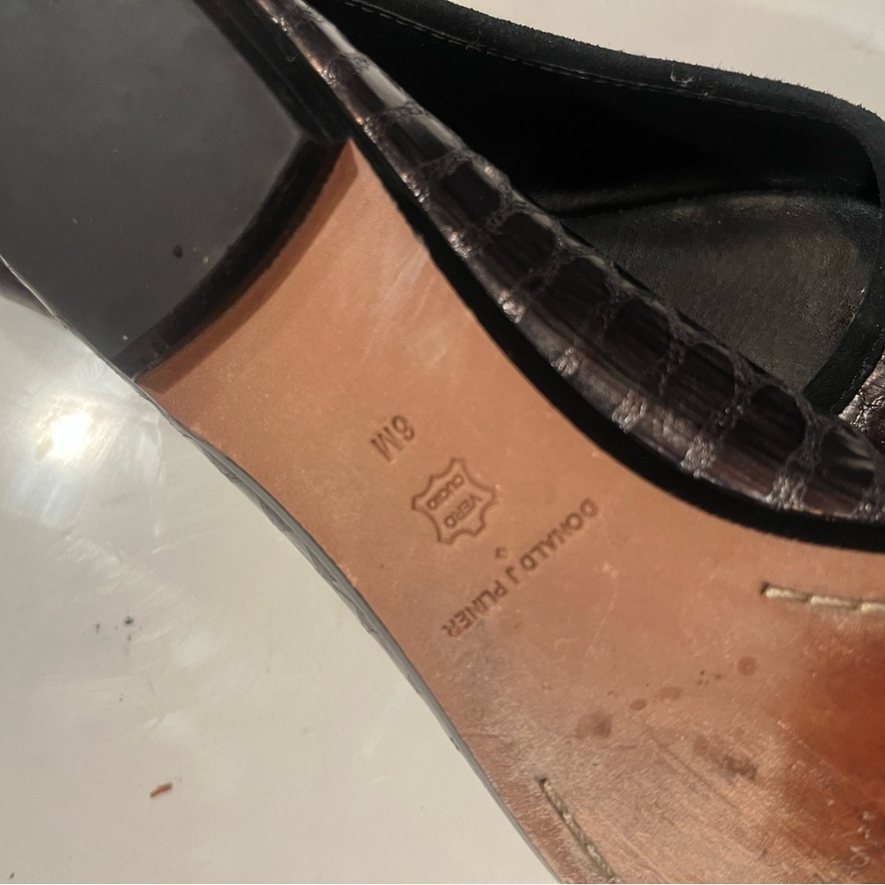 Pre-Owned Donald J Pliner Gray Size 6 Ballet Flats - Picture 6 of 6
